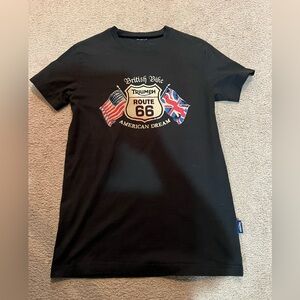 Men’s triumph Tshirt. Size small. Heavy weight. Excellent quality